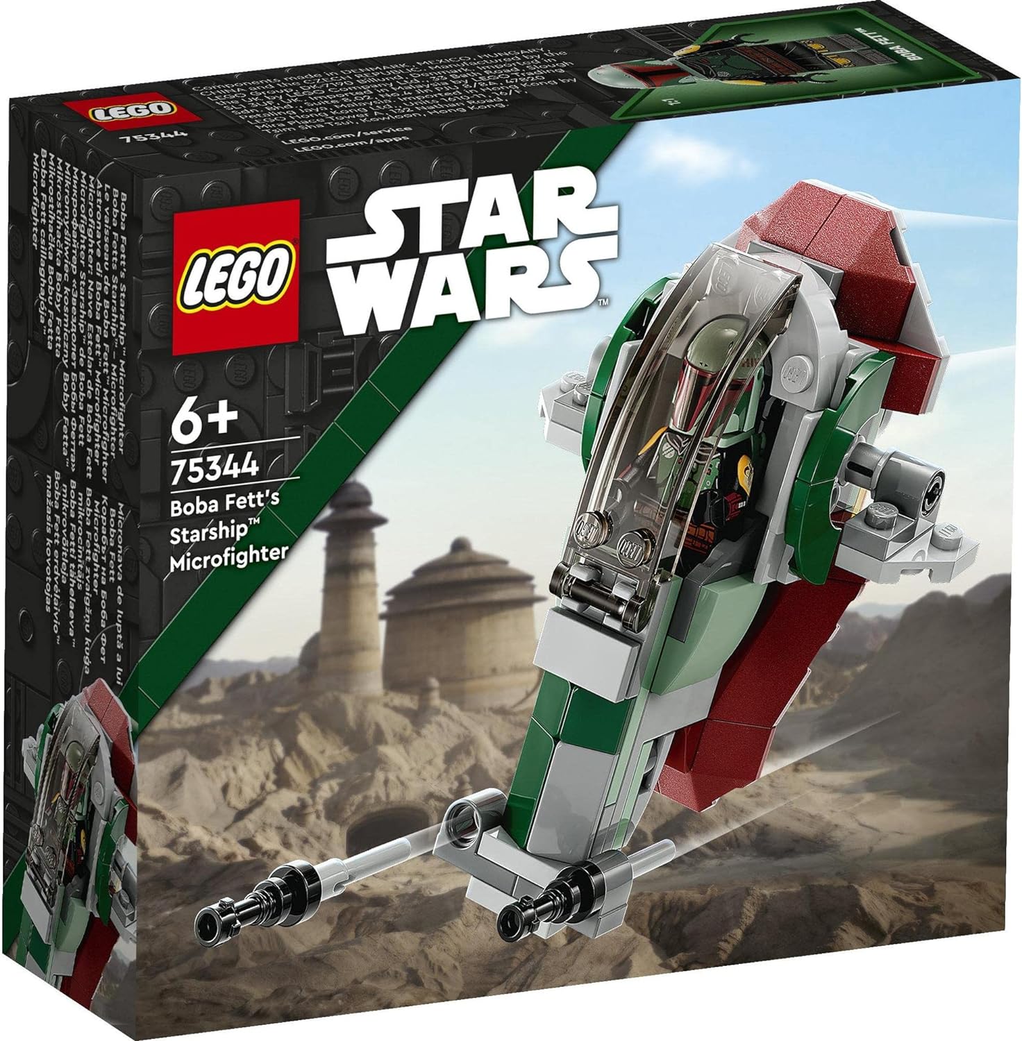 Lego 75344 lego star wars Máy bay chiến đấu của Boba dạng siêu nhỏ