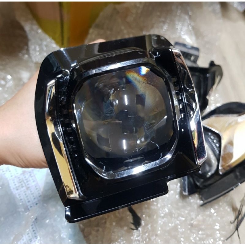 Đèn Bi led tháo xe BMW 45W loại 1 mới 99% có vỏ chụp zin như hình và video