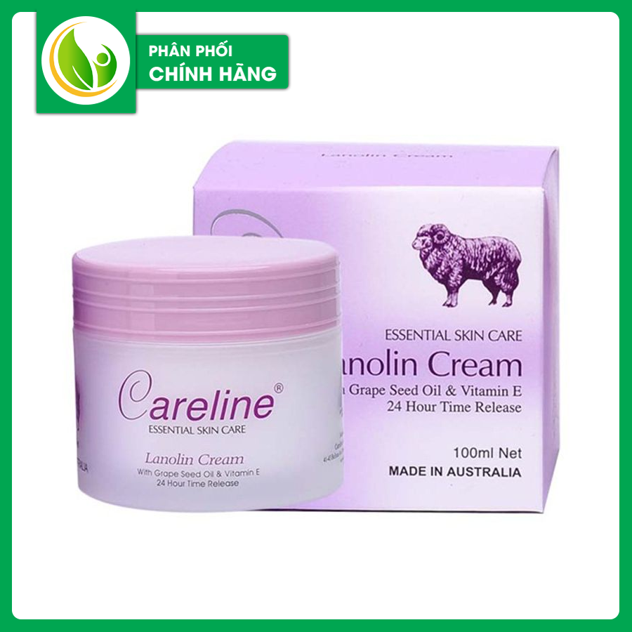 Kem Dưỡng Trắng Da Nhau Thai Cừu Lanolin Cream Úc Giảm Nhăn, Mờ Thâm Nám, Đốm Nâu, Đồi Mồi 100ml