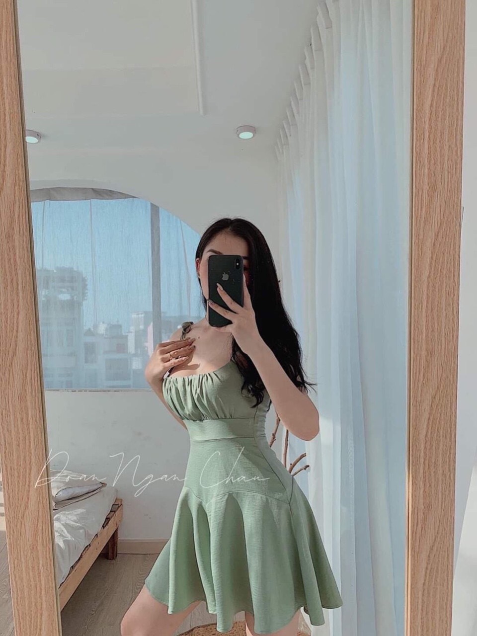 [HCM][HOT] Đầm 2 Dây Rút Ngực ( Có Mút Ngực) Bó Éo Thon Khoe Dáng Siêu Xinh. Qc