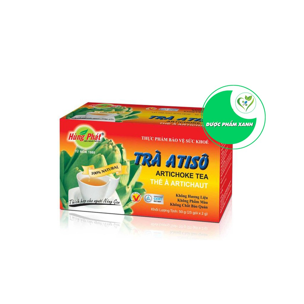 Trà atisô - thương hiệu hùng phát - atiso