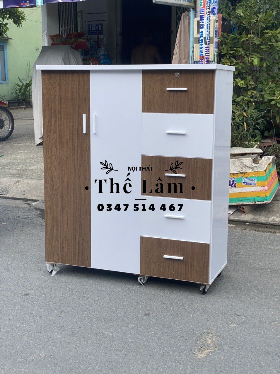 Tủ quần áo nhựa dành cho trẻ em - tủ nhựa 2 cánh 5 ngăn - freeship