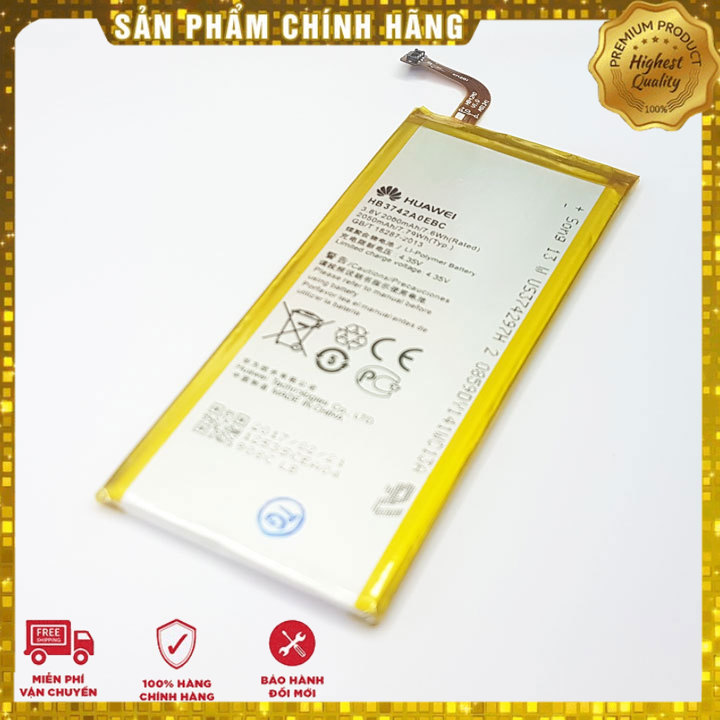 Pin huawei mate 8 nxt l29 hb396693ecw 4000mah zin - tặng siu dán pin + freeship