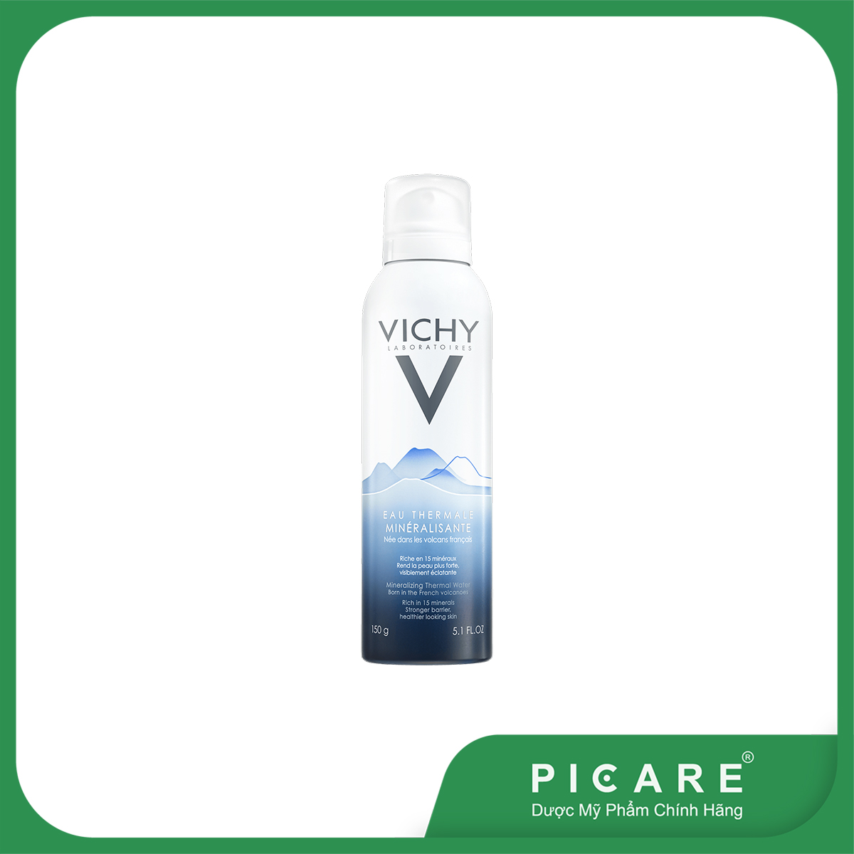 [GIẢM 20K ĐƠN 399K] Vichy Xịt khoáng dưỡng da Mineralizing Thermal Water 150ml