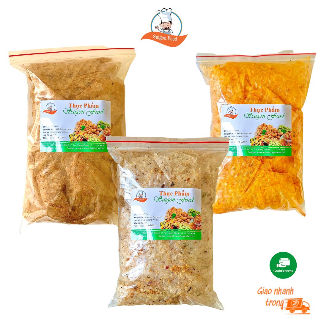 Bánh tráng muối nhuyễn nhiều vị 500g saigon food