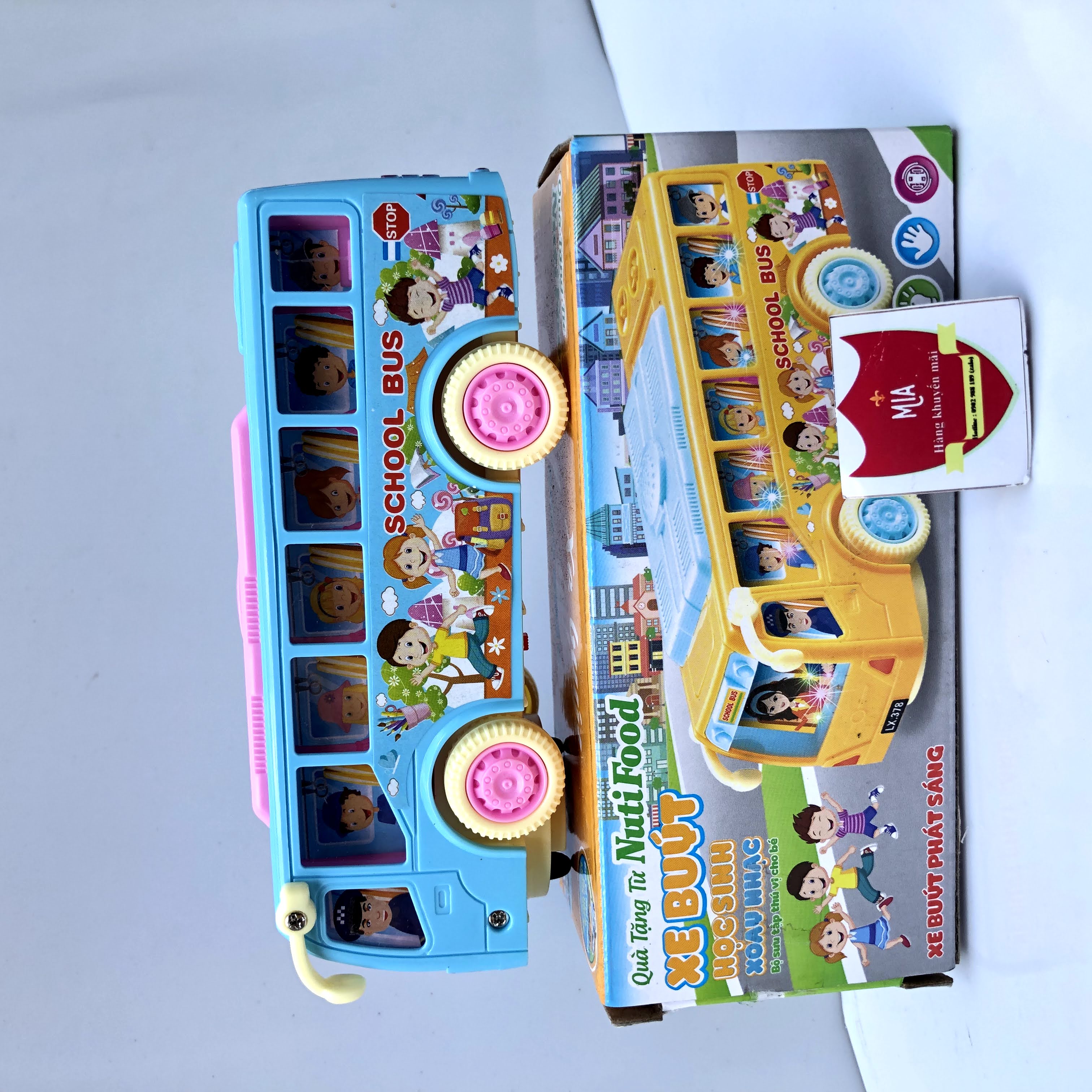 [HCM]Xe buýt trường học chạy pin - Đồ khuyến mãi từ sữa Nutifood