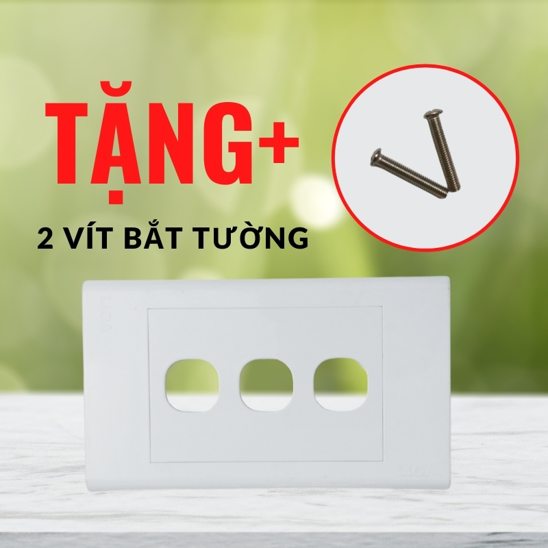 Mặt công tắc âm tường sino cao cấp 1-4 lỗ