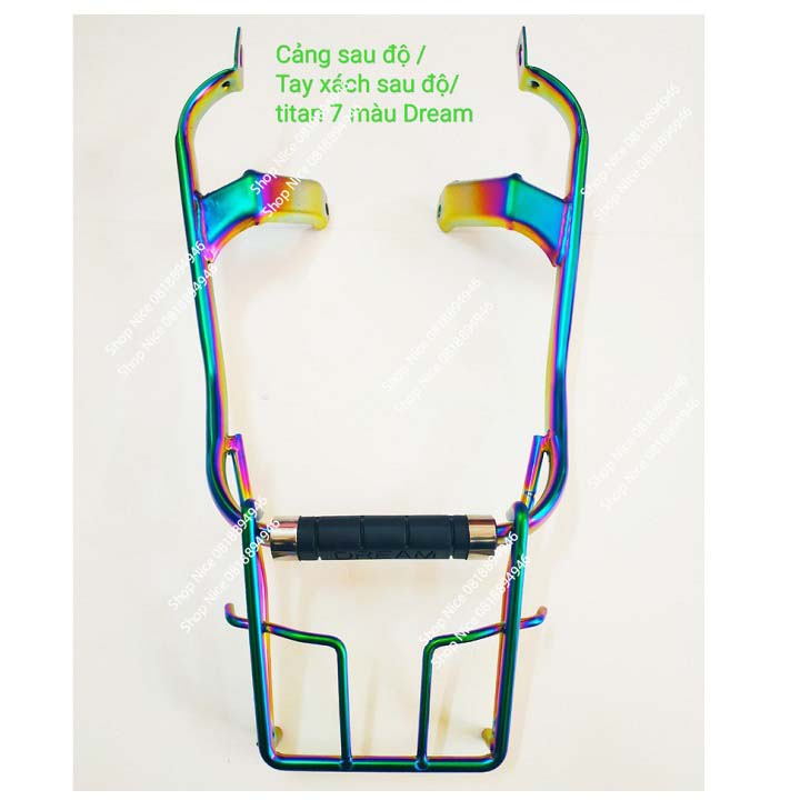 Tay dắt cảng sau xe máy Dream titan 7 màu loại dài