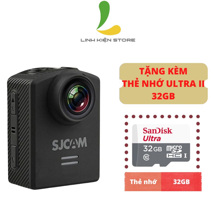 Camera thể thao sjcam m20 - actioncam quay video 4k, khả năng chống rung gyro màn hình lcd hiện đại