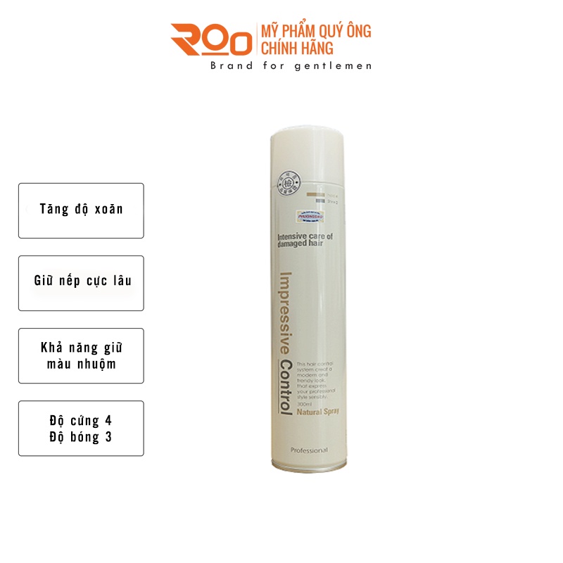 Gôm Xịt Giữ Nếp Tóc Trắng Mềm Mugen Natural Spray RooVietnam 300ml