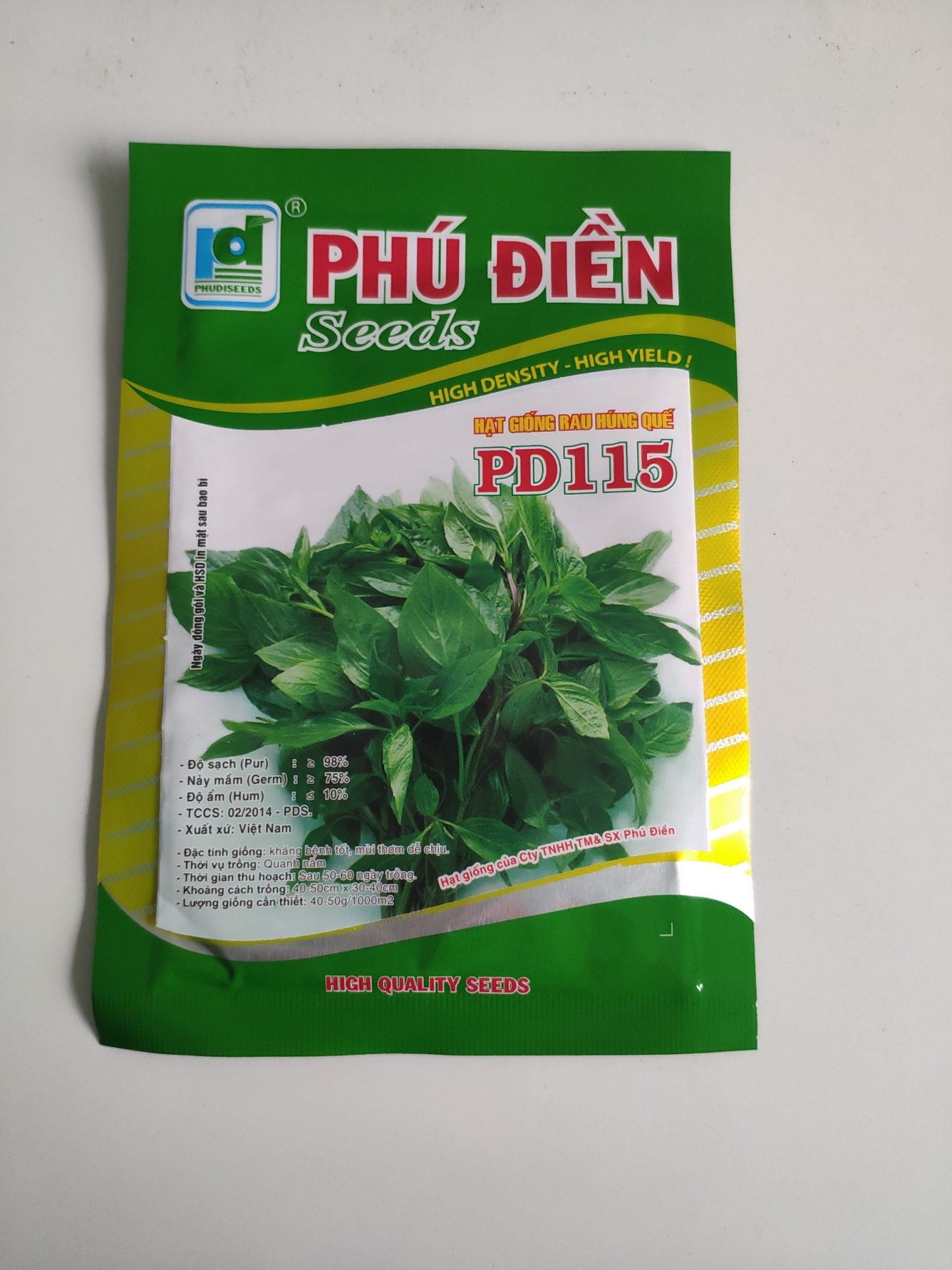 Hạt giống rau húng quế