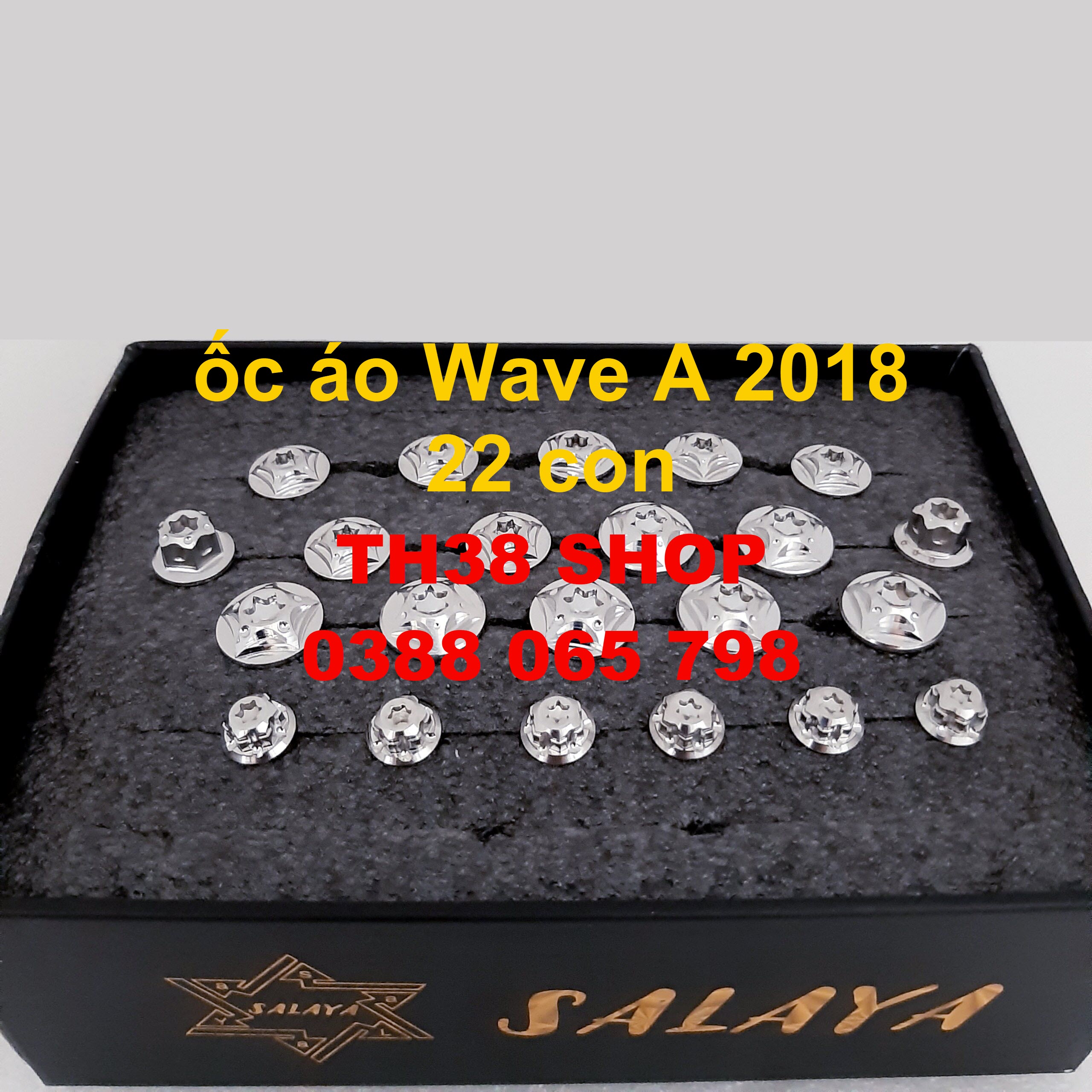ốc áo salaya wave alpha 2018 [bộ 22 con]