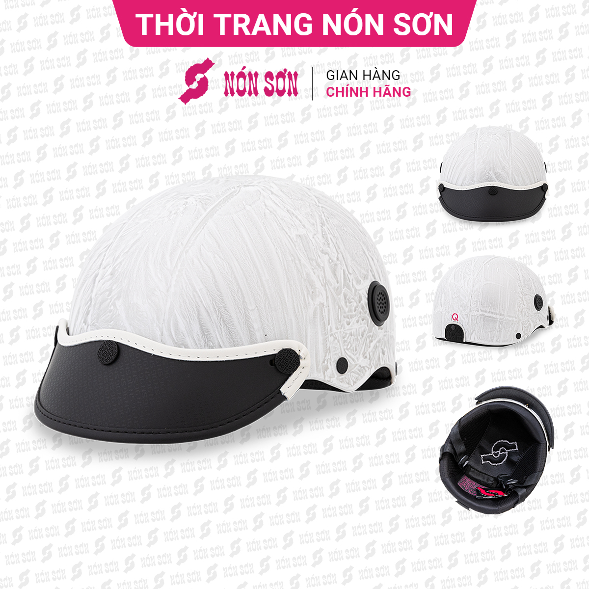 Mũ bảo hiểm lỗ thông gió phiên bản mới NÓN SƠN chính hãng SV-TR099