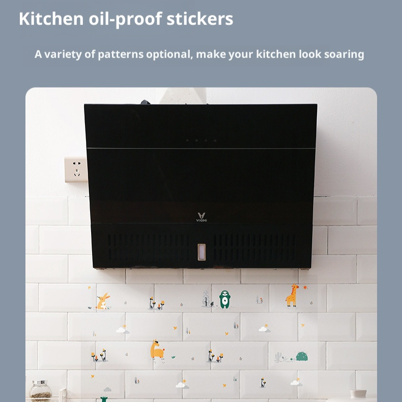 Tile Greaseproof Stickers Greaseproof Stickers Kitchen SelfAdhesive Convenient Greaseproof