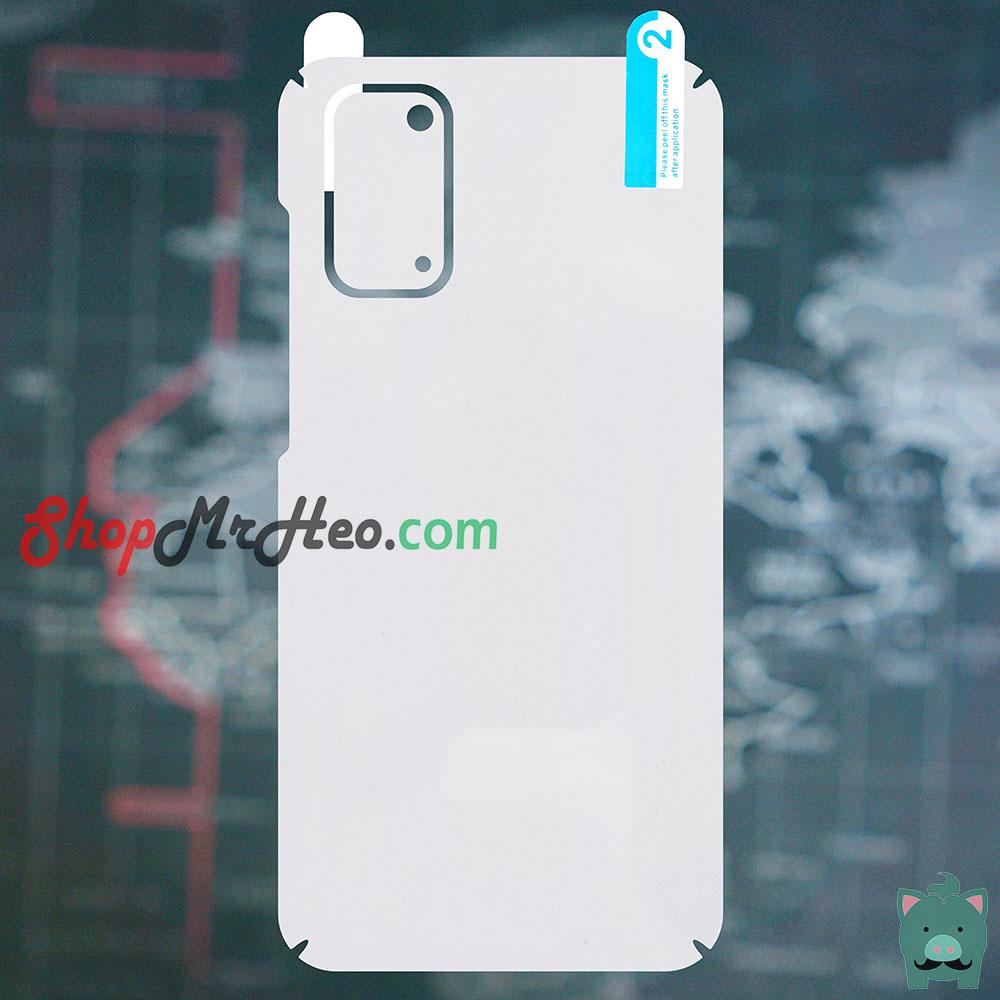 [HCM]Dán Dẻo PPF Mặt Sau Lưng Samsung Galaxy S20 - S20 Plus - S20 Ultra