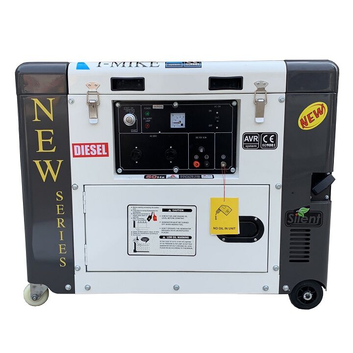 Máy phát điện chạy dầu 5kw i-mike dg 6900se