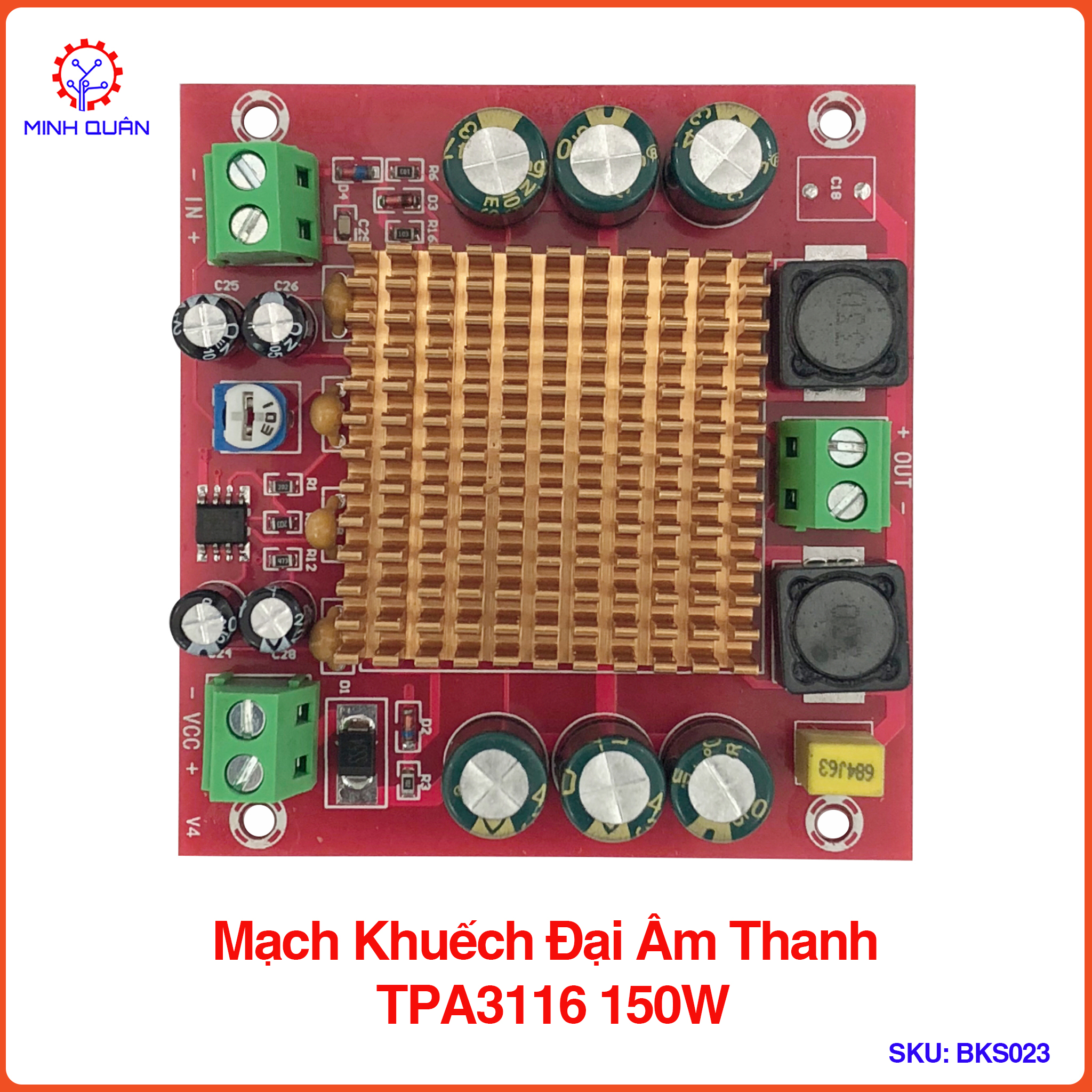 Mạch khuếch đại âm thanh tpa3116d2 mono 150w