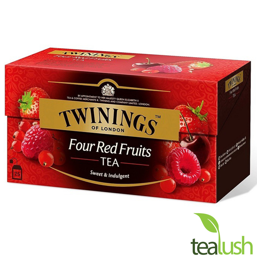 Trà Twinings Four Red Fruits Tea – Trà đen 4 vị quả mọng 25 gói