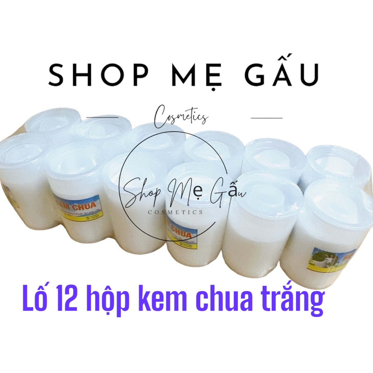Sỉ lố 12 hộp kem chua kích trắng da