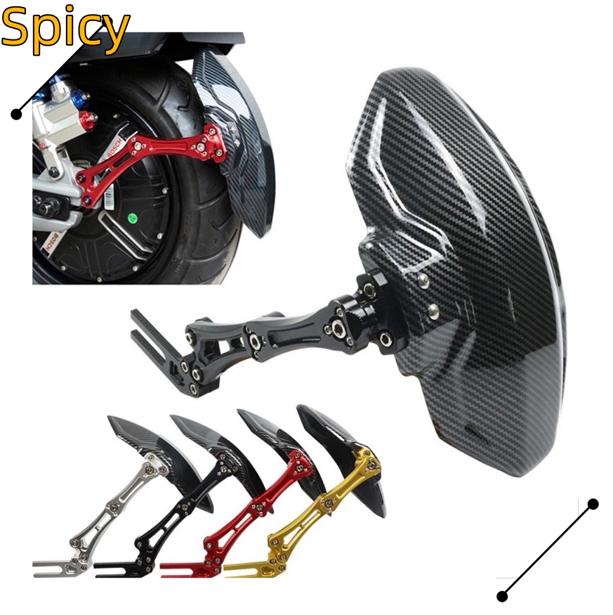 Dè chắn bùn loại 1 vân carbon nhôm CNC cho xe điện độ sợi cacbon