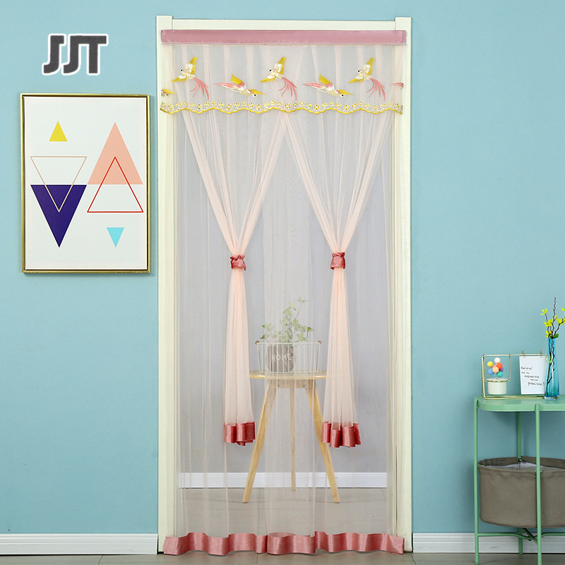JJT rèm cửa rèm cửa Rèm cửa sổ, vách ngăn phòng, rèm cửa sổ, lưới ma thuật, vách ngăn phòng trang trí phòng ngủ Trang trí phòng, cửa, kích thước màn chống muỗi từ tính Rèm cửa cao cấp, rèm chống muỗi, rèm, rèm cửa