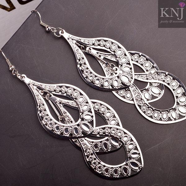 Bông tai dạ hội dáng dài - b1124