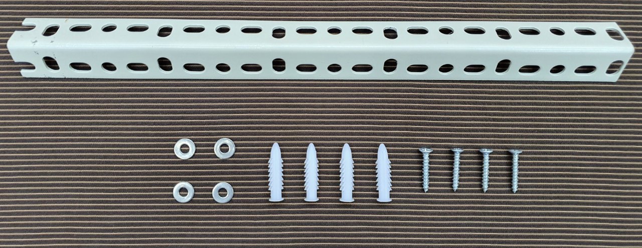 [HCM]THANH TREO RÈM PVC 0.4 MÉT