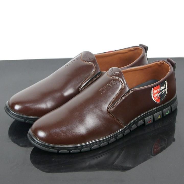 [HCM]giày lười nam G519 giày da nâu trơn thời trang siêu hot donghonytran shop chuyên giày nam