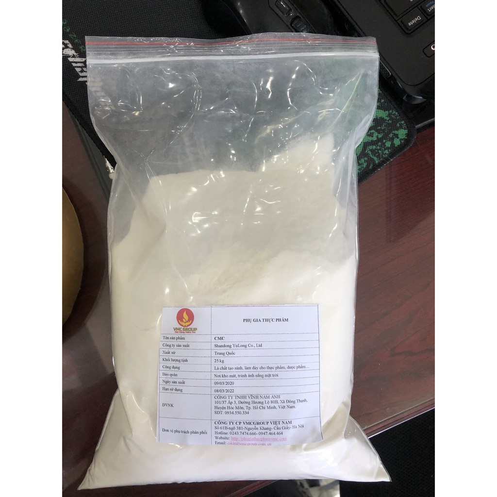 TRIẾT LẺ 1 KG CMC _TẠO ĐẶC, TẠO SÁNH THỰC PHẨM