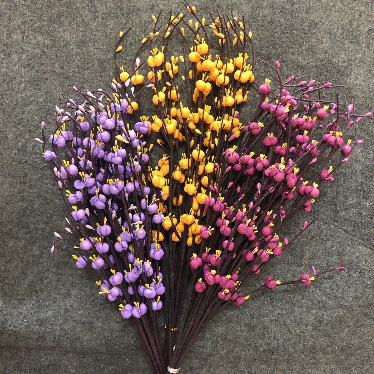 [HCM][COMBO 5] Hoa mai giả trang trí Tết 2021 - Hoa mai sáp - Búp mai giả - Nụ mai - Hoa giả rẻ đẹp