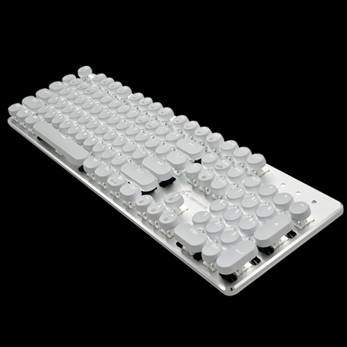 Bàn phím fl esports k 180r trắng bạc đen bạc led giao ngẫu nhiên