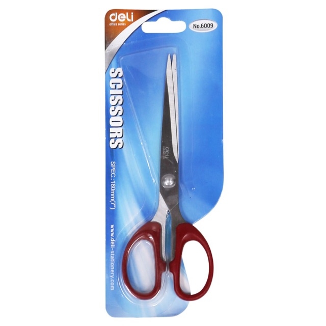 Kéo deli 6009 dài 18cm/kéo văn phòng