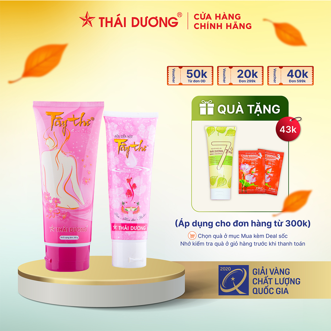 Bộ Chăm Sóc Da Và Body - Sữa Rửa Mặt Tây Thi 90G & Sữa Tắm Tây Thi 200Ml/480Ml