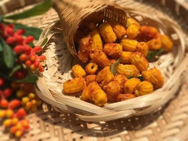 1KG NUI SẤY BÒ LÁ CHANH LOẠI 1