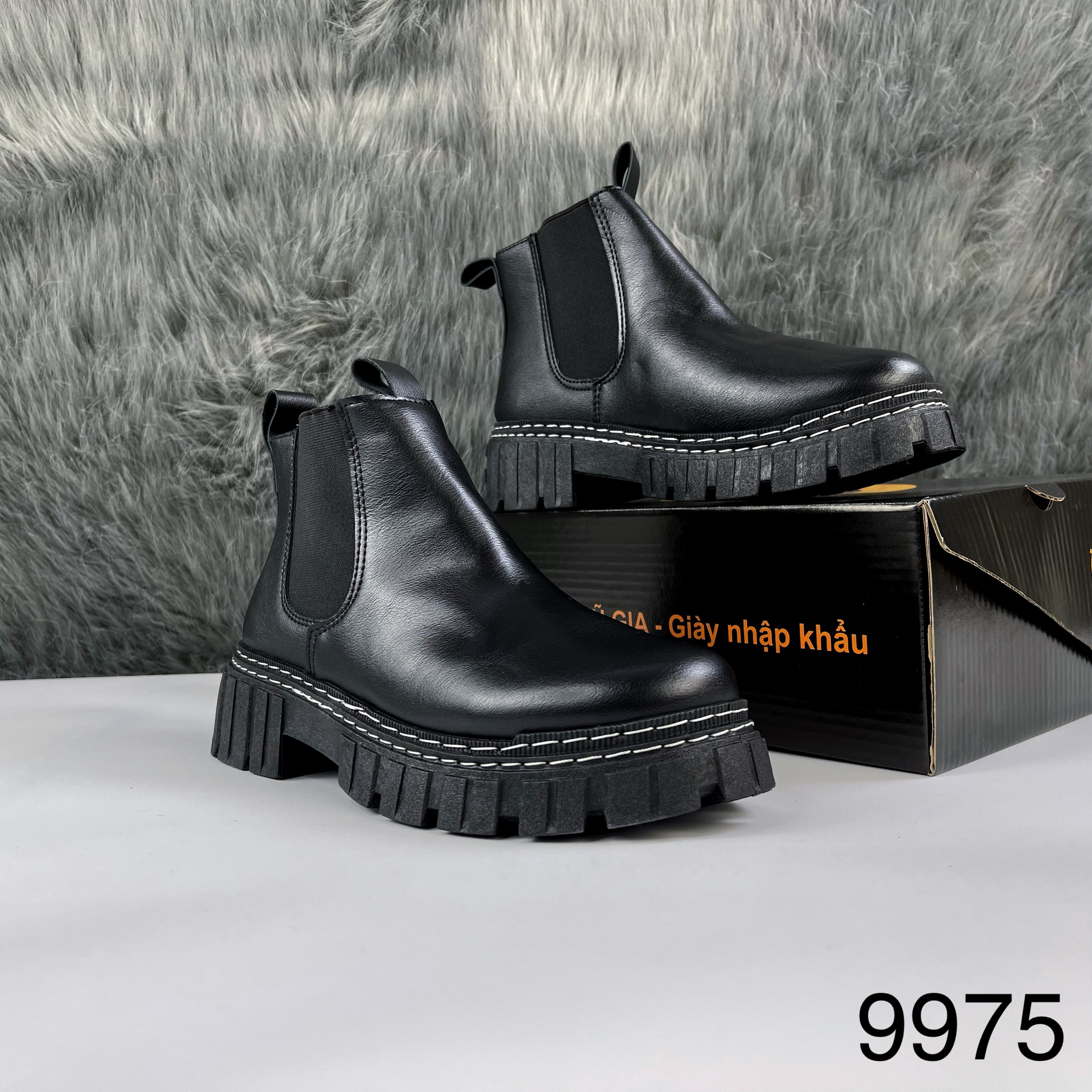 Giày Chelse boost nam cổ cao Vũ Gia 9975