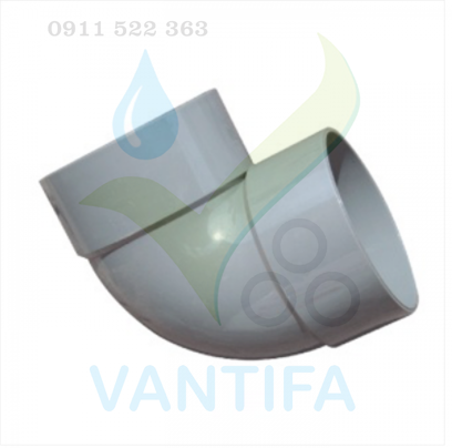 Co nhựa u PVC dầy, phụ kiện ống nước 60 76 90 110 114 130 140 160 168 200 220 250mm