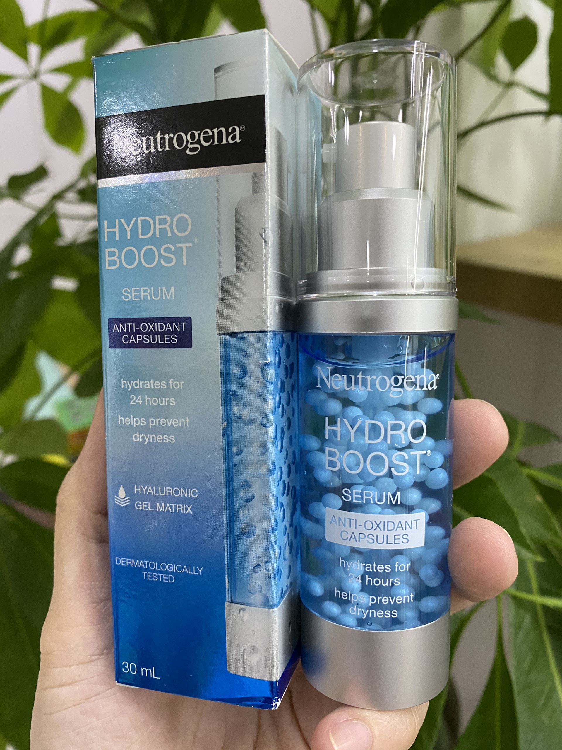 Serum dưỡng ẩm Neutrogena Hydro Boost Serum Anti-Oxidant Capsules 30ml