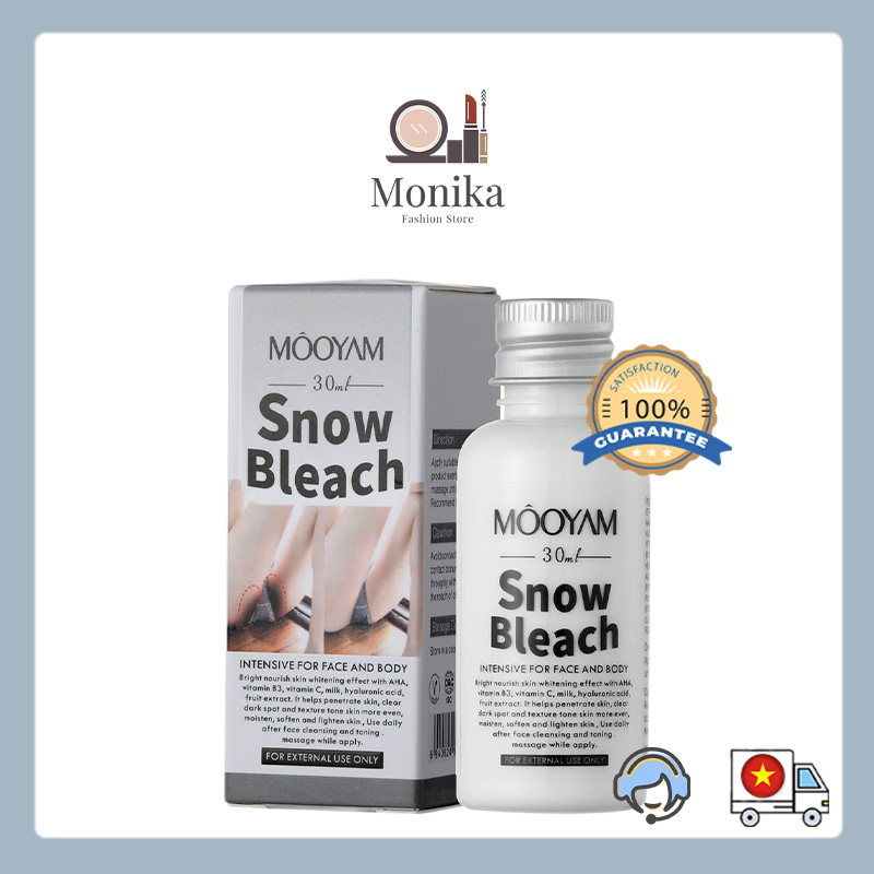 Kem làm trắng da snow bleach bleach 30ml intensive for face and body