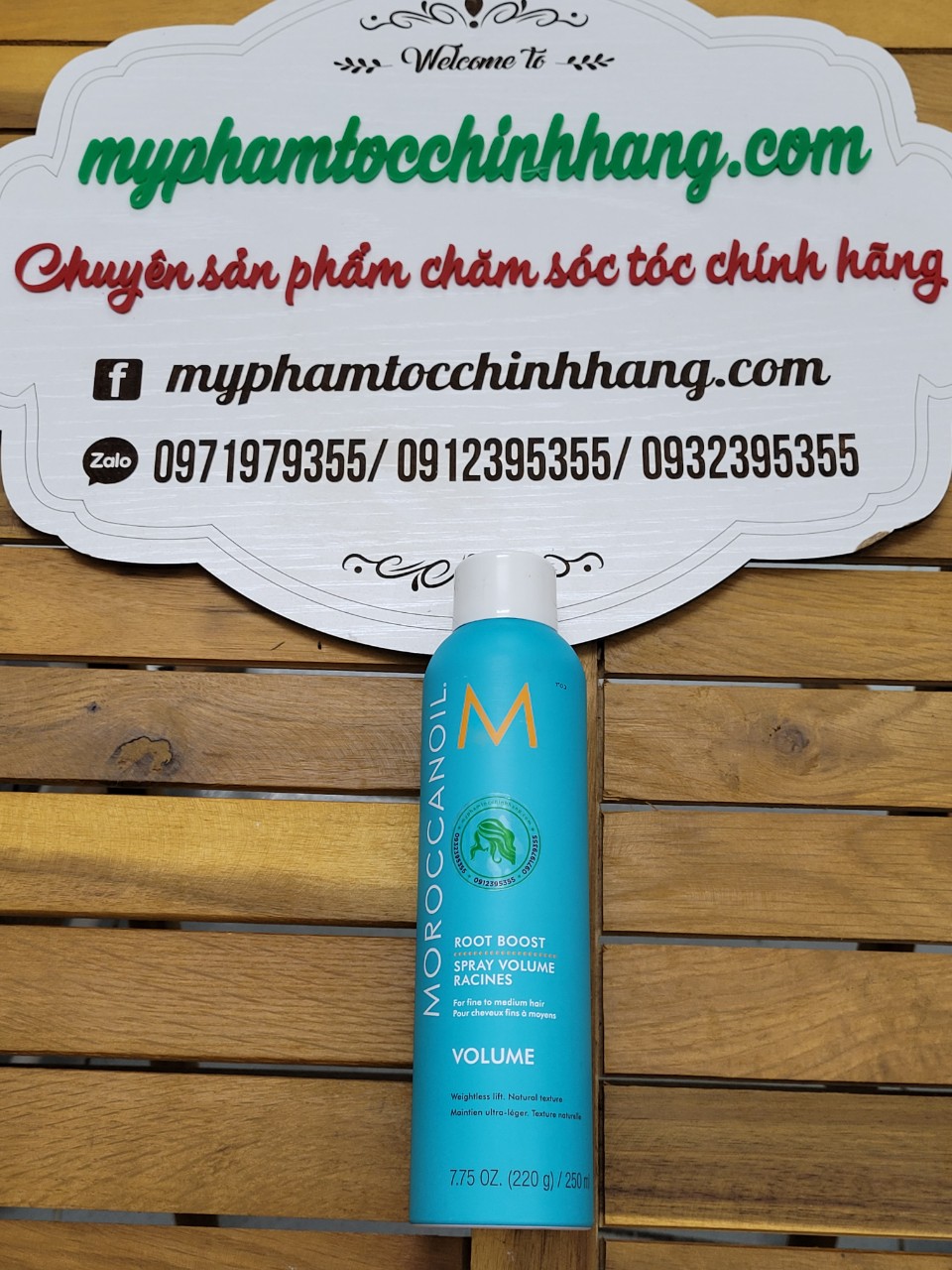 Xịt tăng phồng moroccanoil root boost 250ml