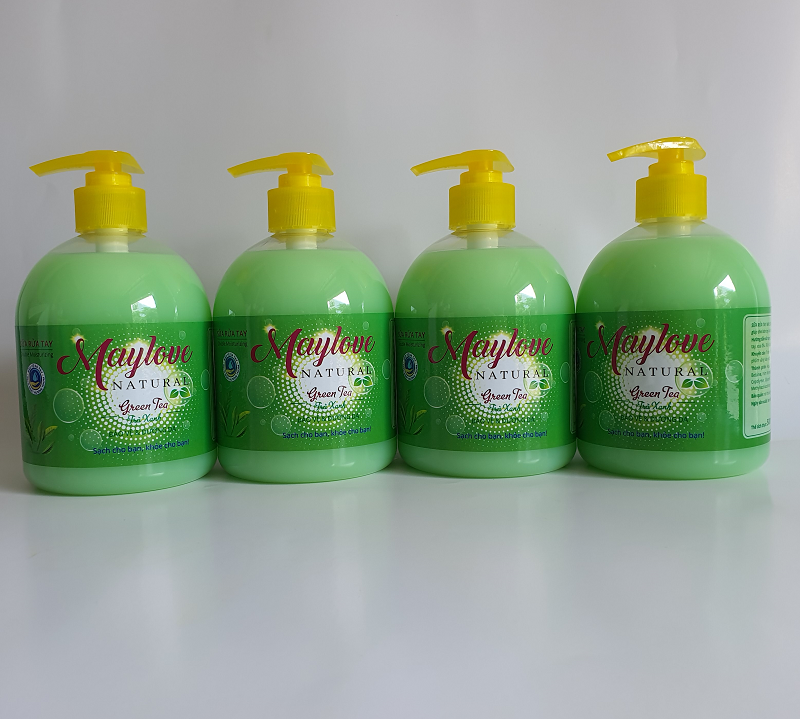 Combo 4 Chai Sữa rửa tay Maylove Trà xanh 500ml