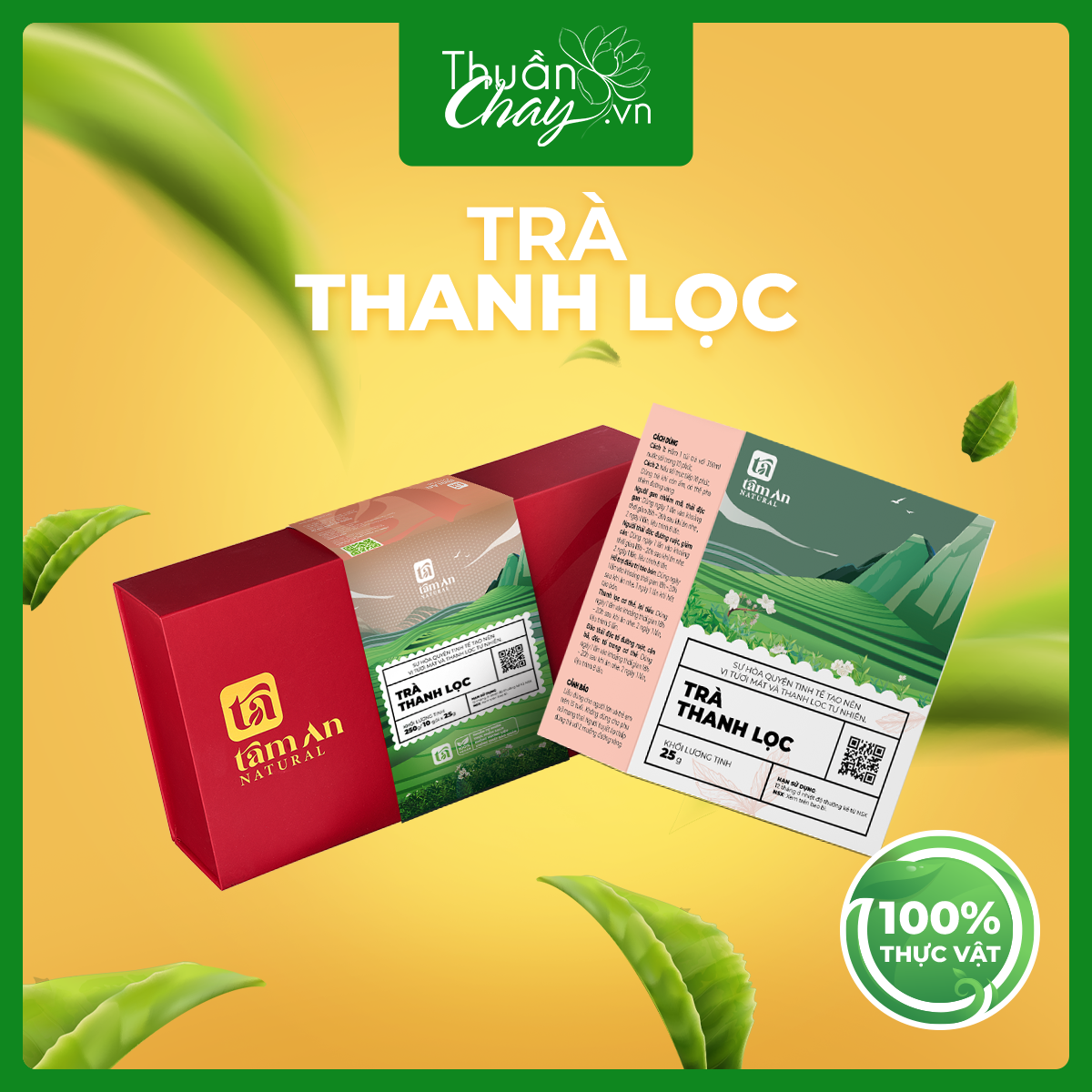 Trà thanh lọc hộp 250g