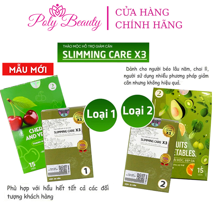 Trà Thảo Mộc Giảm Cân Slimming Care X3 Chính Hãng Giảm Cân Mở Bụng Làm Thon Cơ Thể Nhanh Cấp Tốc An Toàn
