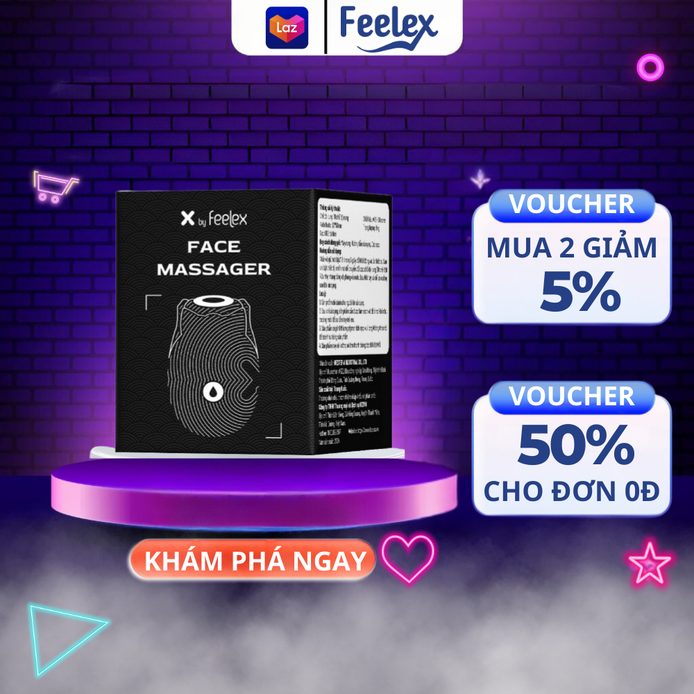 Máy massage 10 chế độ thu hút giúp thu giãn cơ thể, nhỏ gọn, dễ dàng sử dụng