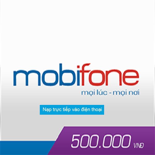 [HCM] THẺ CÀO Mobifone 500.000 VNĐ & PHÍ CHUYỂN