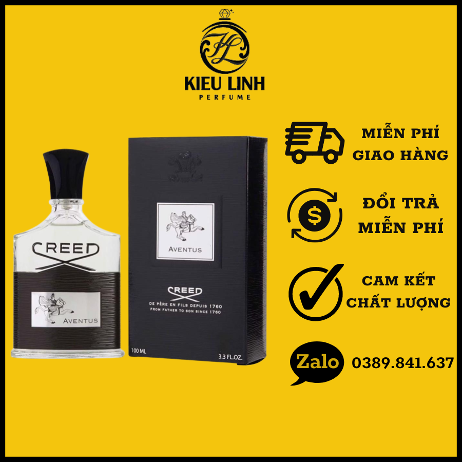 Nước hoa creed aventus siêu thơm,quyến rũ cho phái mạnh dung tích 100ml