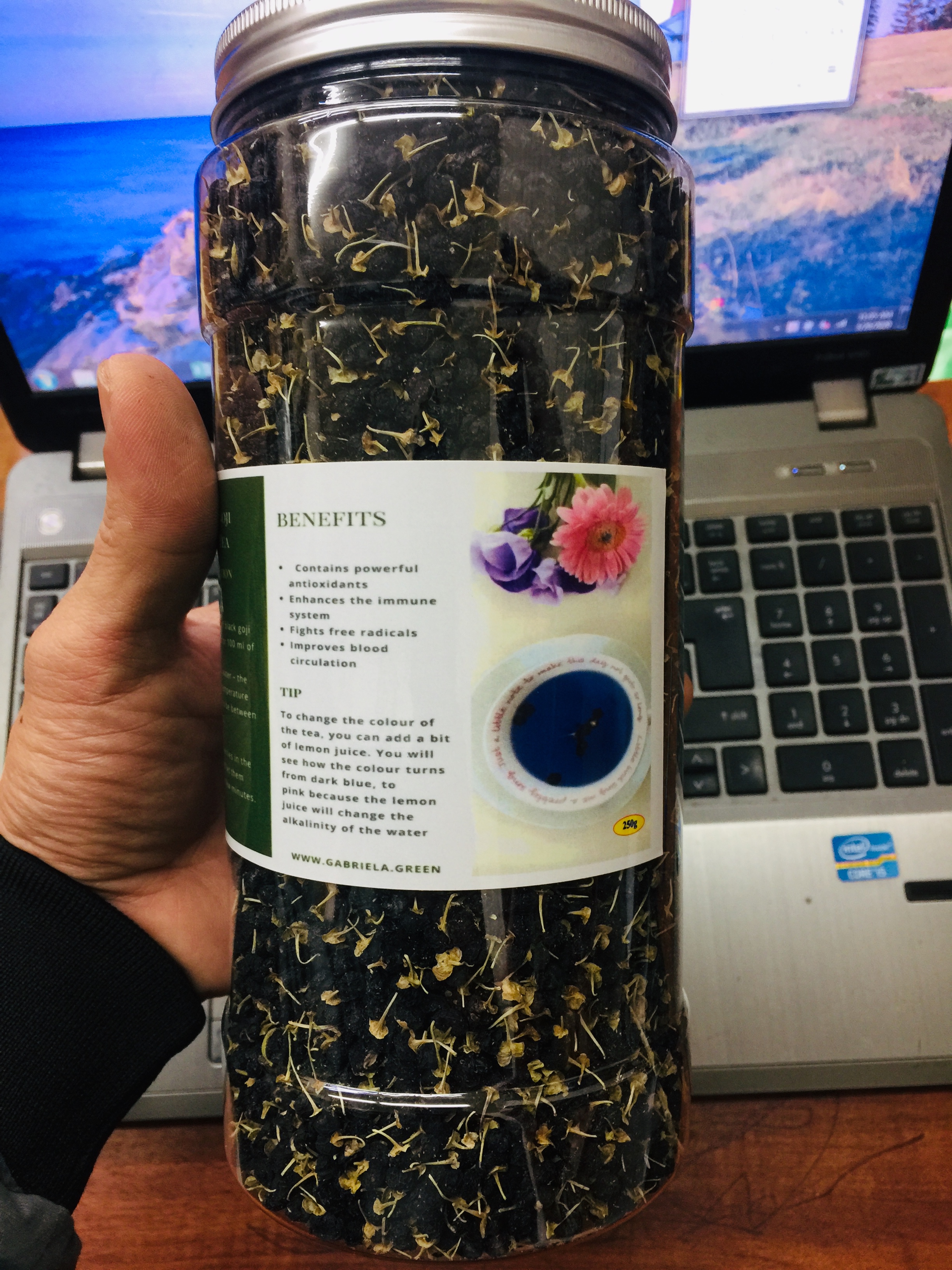 Hộp 500gr Trà Hắc Kỷ Tử Tây Tạng