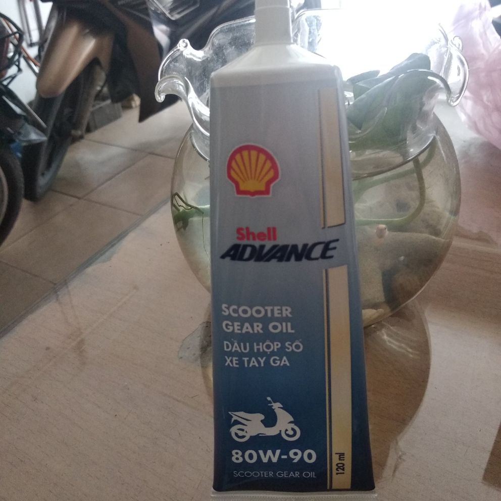 Nhớt hộp số xe tay ga shell thailand advance scooter gear 80w90
