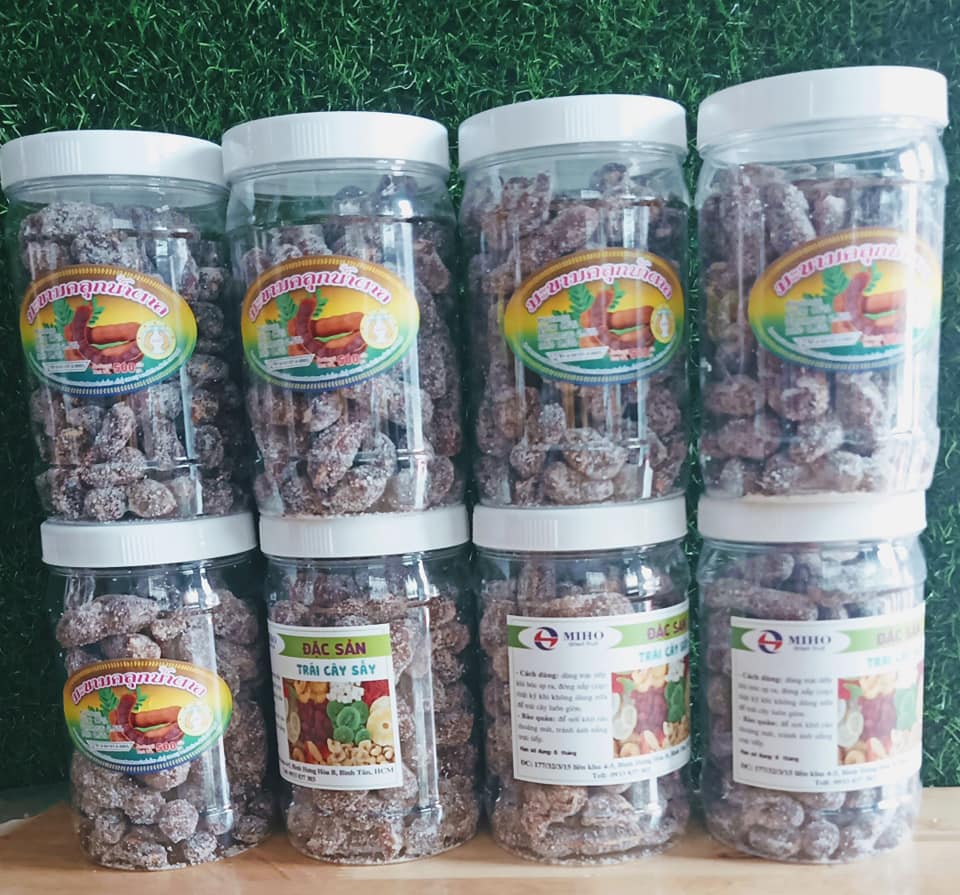 [HCM]me lào xốc đường trộn muối ớt hũ 500gr