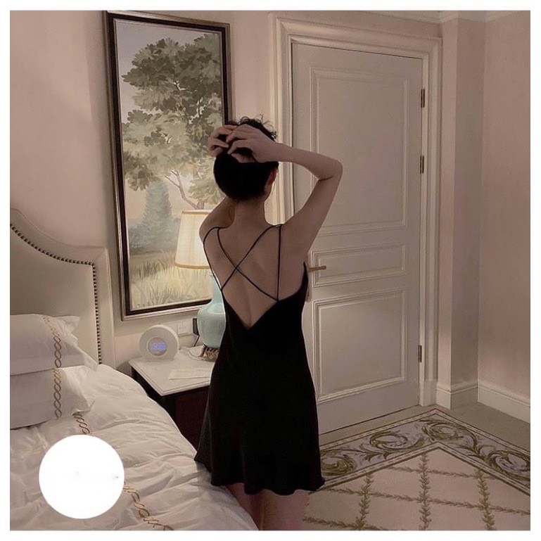 Váy ngủ lụa mềm mại cao cấp , váy ngủ sexy