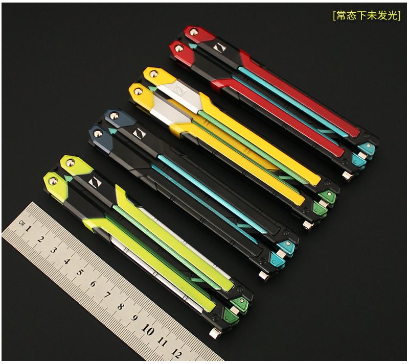 MÔ HÌNH VALORANT RGX PRO 11Z BALISONG 25cm kèm bao da( hàng loại 1- Bản giống game 100%)